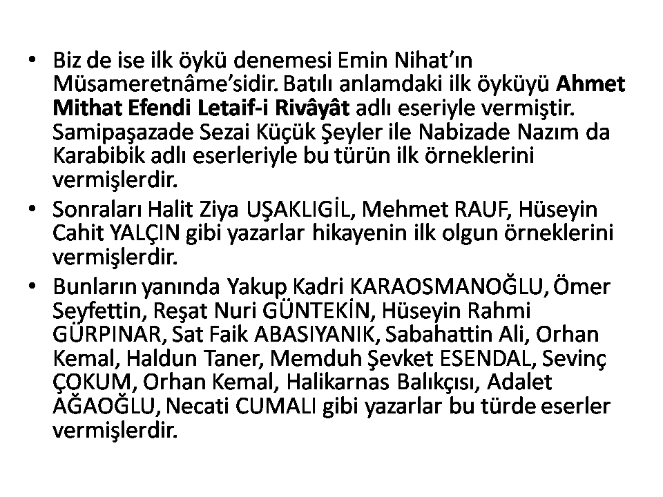 Turk Edebiyatinda Ilk Hikaye Ornekleri 9 Sinif Edebiyat Olay Cevresinde Gelisen Edebi Metinler Slayt 2021 2022